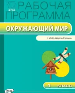 The world around him. Grade 1. The work program to the UMK A.A. Pleshakova. GEF